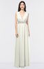 ColsBM Imani Cream Elegant A-line Sleeveless Zip up Appliques Bridesmaid Dresses