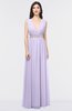 ColsBM Imani Pastel Lilac Elegant A-line Sleeveless Zip up Appliques Bridesmaid Dresses
