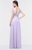 ColsBM Imani Pastel Lilac Elegant A-line Sleeveless Zip up Appliques Bridesmaid Dresses