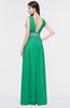 ColsBM Imani Pepper Green Elegant A-line Sleeveless Zip up Appliques Bridesmaid Dresses