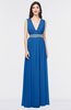 ColsBM Imani Royal Blue Elegant A-line Sleeveless Zip up Appliques Bridesmaid Dresses
