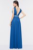 ColsBM Imani Royal Blue Elegant A-line Sleeveless Zip up Appliques Bridesmaid Dresses