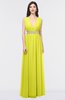 ColsBM Imani Sulphur Spring Elegant A-line Sleeveless Zip up Appliques Bridesmaid Dresses