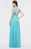 ColsBM Imani Turquoise Elegant A-line Sleeveless Zip up Appliques Bridesmaid Dresses