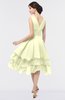 ColsBM Grace Anise Flower Elegant V-neck Sleeveless Zip up Ruching Bridesmaid Dresses