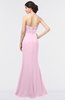 ColsBM Miranda Baby Pink Antique Halter Sleeveless Zip up Floor Length Bridesmaid Dresses