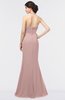 ColsBM Miranda Blush Pink Antique Halter Sleeveless Zip up Floor Length Bridesmaid Dresses