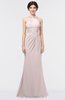 ColsBM Miranda Light Pink Antique Halter Sleeveless Zip up Floor Length Bridesmaid Dresses