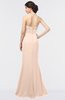 ColsBM Miranda Peach Puree Antique Halter Sleeveless Zip up Floor Length Bridesmaid Dresses
