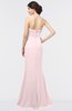 ColsBM Miranda Petal Pink Antique Halter Sleeveless Zip up Floor Length Bridesmaid Dresses