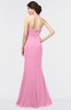 ColsBM Miranda Pink Antique Halter Sleeveless Zip up Floor Length Bridesmaid Dresses