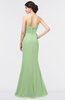 ColsBM Miranda Sage Green Antique Halter Sleeveless Zip up Floor Length Bridesmaid Dresses