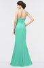 ColsBM Miranda Seafoam Green Antique Halter Sleeveless Zip up Floor Length Bridesmaid Dresses