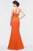 ColsBM Miranda Tangerine Antique Halter Sleeveless Zip up Floor Length Bridesmaid Dresses