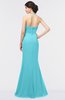 ColsBM Miranda Turquoise Antique Halter Sleeveless Zip up Floor Length Bridesmaid Dresses
