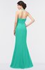 ColsBM Miranda Viridian Green Antique Halter Sleeveless Zip up Floor Length Bridesmaid Dresses