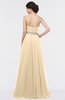 ColsBM Zahra Apricot Gelato Elegant A-line Strapless Sleeveless Half Backless Bridesmaid Dresses