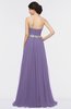 ColsBM Zahra Chalk Violet Elegant A-line Strapless Sleeveless Half Backless Bridesmaid Dresses