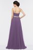 ColsBM Zahra Chinese Violet Elegant A-line Strapless Sleeveless Half Backless Bridesmaid Dresses