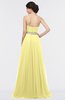 ColsBM Zahra Daffodil Elegant A-line Strapless Sleeveless Half Backless Bridesmaid Dresses