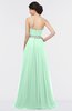 ColsBM Zahra Honeydew Elegant A-line Strapless Sleeveless Half Backless Bridesmaid Dresses