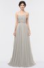 ColsBM Zahra Hushed Violet Elegant A-line Strapless Sleeveless Half Backless Bridesmaid Dresses