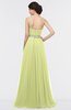 ColsBM Zahra Lime Sherbet Elegant A-line Strapless Sleeveless Half Backless Bridesmaid Dresses