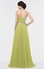 ColsBM Zahra Linden Green Elegant A-line Strapless Sleeveless Half Backless Bridesmaid Dresses