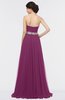 ColsBM Zahra Raspberry Elegant A-line Strapless Sleeveless Half Backless Bridesmaid Dresses
