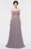 ColsBM Zahra Sea Fog Elegant A-line Strapless Sleeveless Half Backless Bridesmaid Dresses