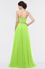 ColsBM Zahra Sharp Green Elegant A-line Strapless Sleeveless Half Backless Bridesmaid Dresses