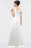 ColsBM Jolene Cloud White Mature A-line Square Zip up Floor Length Bridesmaid Dresses