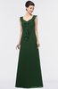 ColsBM Jolene Hunter Green Mature A-line Square Zip up Floor Length Bridesmaid Dresses