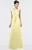 ColsBM Jolene Wax Yellow Mature A-line Square Zip up Floor Length Bridesmaid Dresses