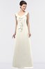 ColsBM Jolene Whisper White Mature A-line Square Zip up Floor Length Bridesmaid Dresses