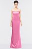 ColsBM Reagan Carnation Pink Mature Column Strapless Zip up Floor Length Plainness Prom Dresses
