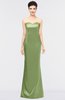 ColsBM Reagan Moss Green Mature Column Strapless Zip up Floor Length Plainness Prom Dresses