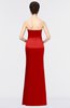 ColsBM Reagan Red Mature Column Strapless Zip up Floor Length Plainness Prom Dresses