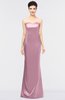 ColsBM Reagan Silver Pink Mature Column Strapless Zip up Floor Length Plainness Prom Dresses