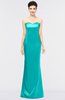 ColsBM Reagan Viridian Green Mature Column Strapless Zip up Floor Length Plainness Prom Dresses