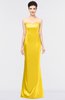 ColsBM Reagan Yellow Mature Column Strapless Zip up Floor Length Plainness Prom Dresses