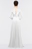 ColsBM Shelly Cloud White Romantic A-line Long Sleeve Floor Length Lace Bridesmaid Dresses