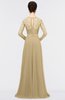 ColsBM Shelly Curds & Whey Romantic A-line Long Sleeve Floor Length Lace Bridesmaid Dresses
