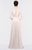 ColsBM Shelly Light Pink Romantic A-line Long Sleeve Floor Length Lace Bridesmaid Dresses