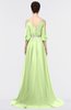 ColsBM Joyce Butterfly Mature A-line V-neck Zip up Sweep Train Beaded Bridesmaid Dresses