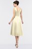 ColsBM Joanna Egret Mature A-line V-neck Zip up Plainness Bridesmaid Dresses