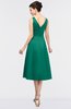 ColsBM Joanna Mint Mature A-line V-neck Zip up Plainness Bridesmaid Dresses