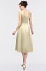ColsBM Joanna Novelle Peach Mature A-line V-neck Zip up Plainness Bridesmaid Dresses