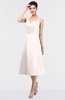 ColsBM Joanna Rosewater Pink Mature A-line V-neck Zip up Plainness Bridesmaid Dresses