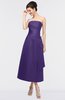 ColsBM Isabella Dark Purple Elegant A-line Bateau Sleeveless Zip up Ruching Evening Dresses
